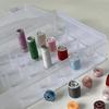 Plastic Needle and Thread Box Transparent Sewing Thread Box Bobbins Container  Sewing Tools