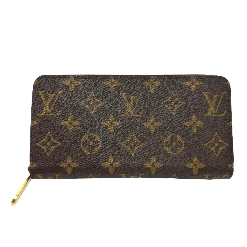 Louis Vuitton Monogram Zippy Purse Monogram Canvas Brown Women M42616 Used