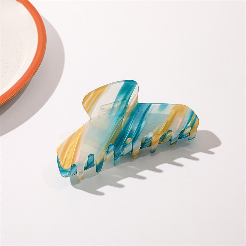 Vintage Hair Clips for Women Acetate Claw Clip Elegant Gradient Color 8.5cm Hair Clip Girls Hair Claw Hair Accessories New