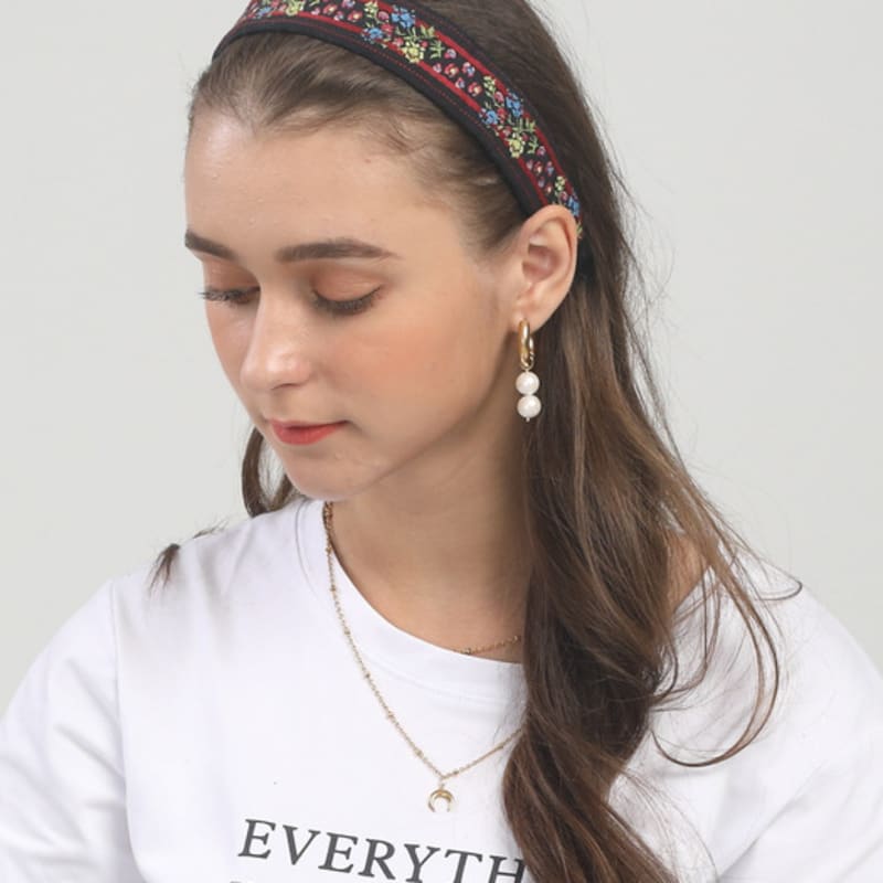 LALA Ethnic Hairband P-PEACH