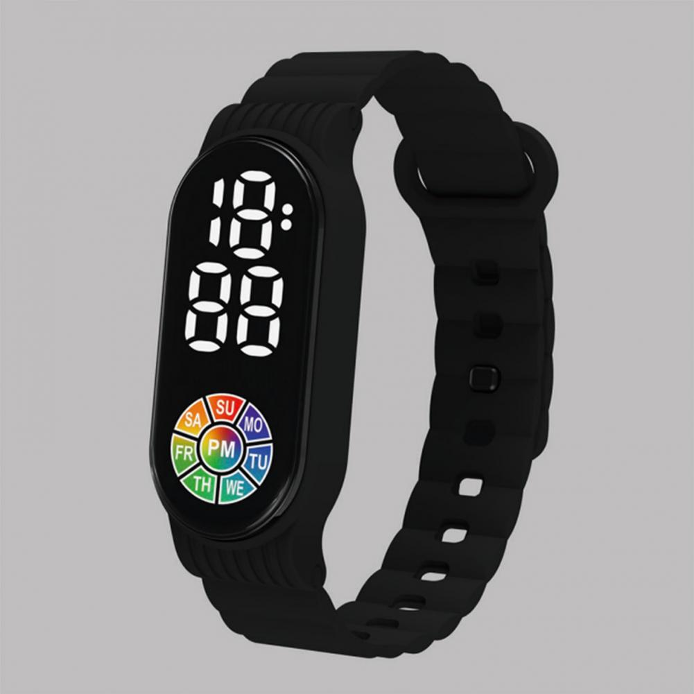 Wrist Watch Touch Control Digital Display Waterproof Multi-function Kids Electronic Watch
