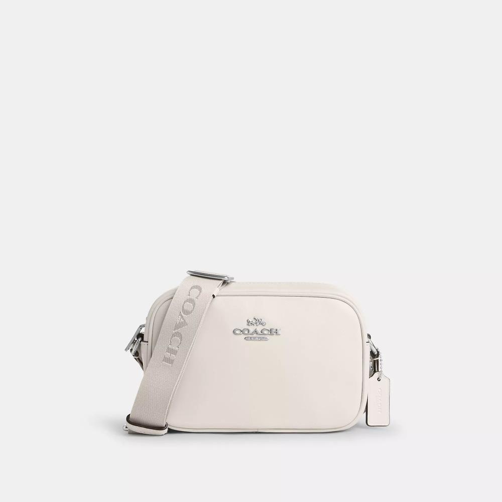 

Сумка для фотокамеры Coach Mini Jamie, серебристый мел