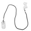 Hearing Device Lanyard Clip Transparent Clamp Black Nylon Cord Hearing Device Clip Holder Large