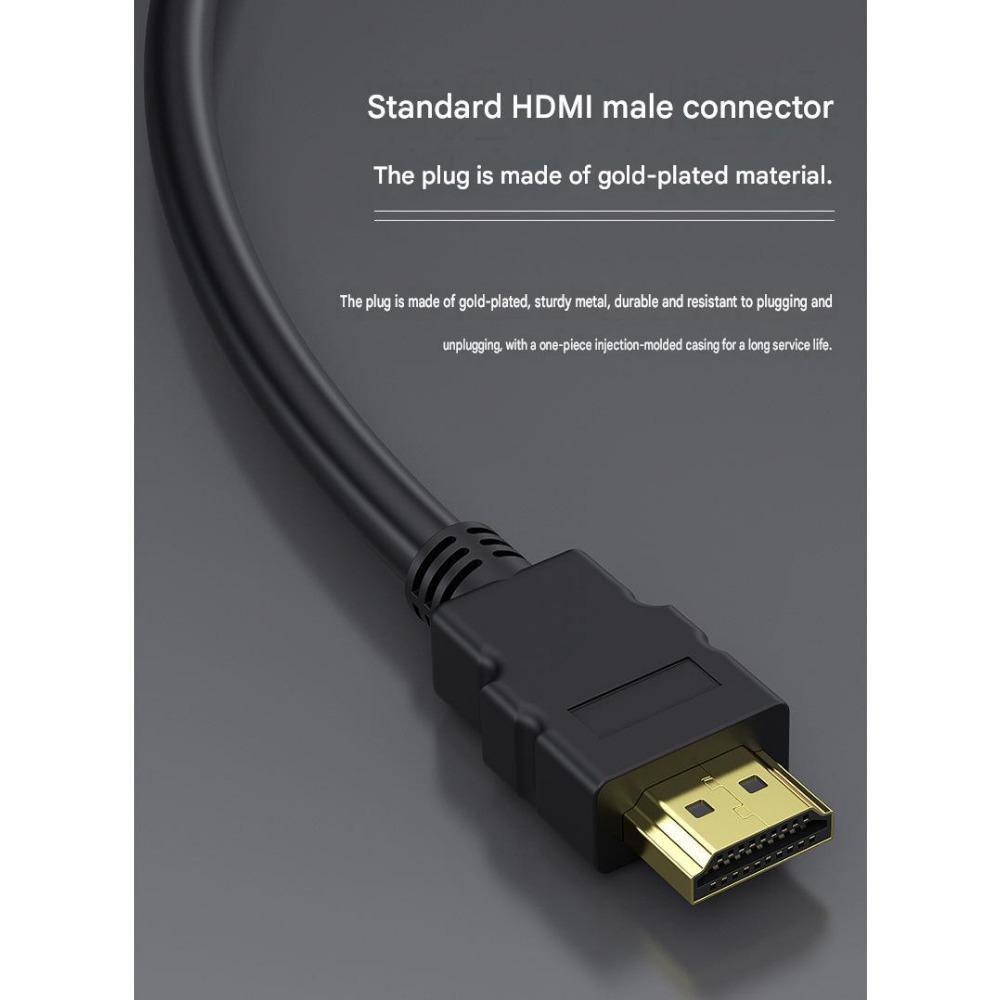 HDMI 1 to 2 Splitter Cable HDMI 1Input 2Output Splitter Male to Dual Female HD Cable