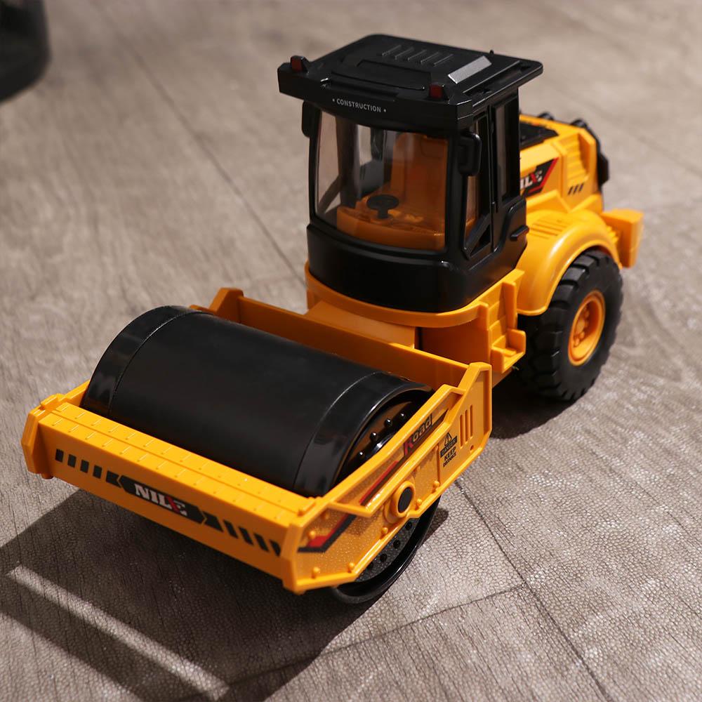 Road Roller Engineering Car Model Forklift Dumper Excavator Bulldozer Toy  Kids Gifts