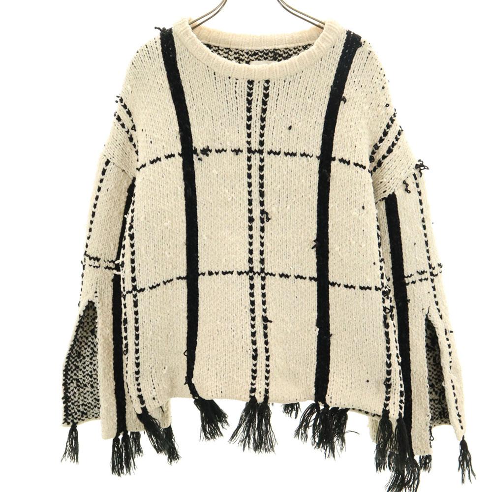 AMERI UNDRESSED 1920131030 Long Sleeve Sweater Knit SHOUJI BRAID KNIT TOP Women Used