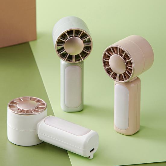Portable Handheld Fan 3 Gears Speed Pocket Size Personal Hand Fan for Desk Travel Lightweight USB Rechargeable Mini Fan for Summer