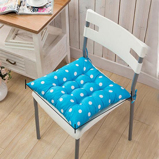 Tie On Seat Pad Warm Chair Cushion Pads for Dining Room Garden
