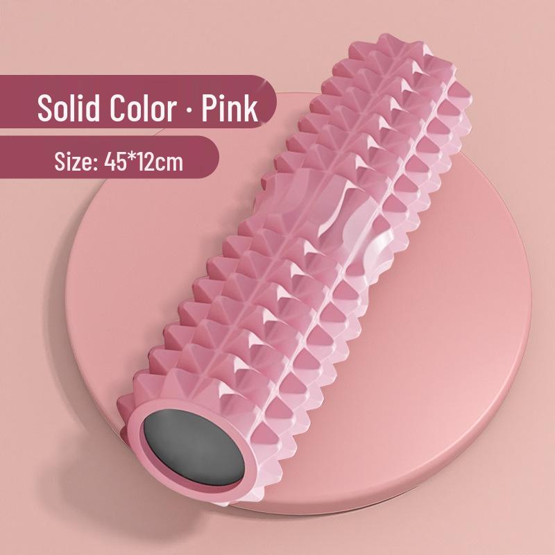 Crescent High-Intensity Foam Roller: Slimming Leg & Calf Massager with Hollow Wolf Tooth Design