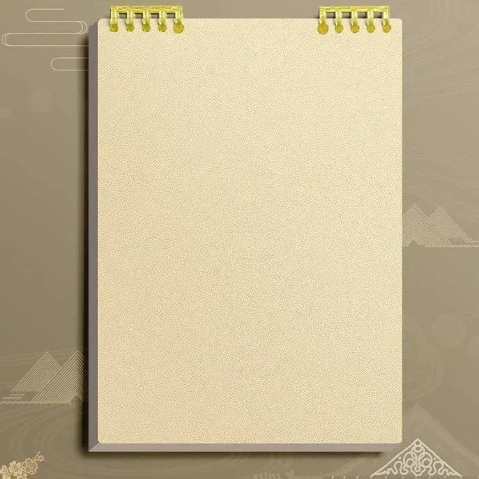 A5 Size 60 Pages Thick Spiral Binding Loose Leaf Notebook with Line Pages for Students School Office Supplies