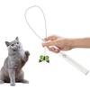 Electric Switchable Butterfly Pattern Cat Teasing Stick Butterfly Flying Cat Self-entertaining Toy for Indoor Sports Kitten