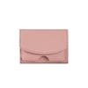 Minimalist PU Leather Short Women Wallet Ins Style Coin Pocket Mini Bifold Purse Compact Design Ladies Clutch Wallet For Women