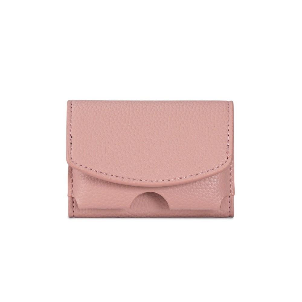 Minimalist PU Leather Short Women Wallet Ins Style Coin Pocket Mini Bifold Purse Compact Design Ladies Clutch Wallet For Women