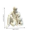 3D Printed Dog Figurine Cute Canine Statues Crafts Desktop Use Boy And Dog Statues  Home Decoration
