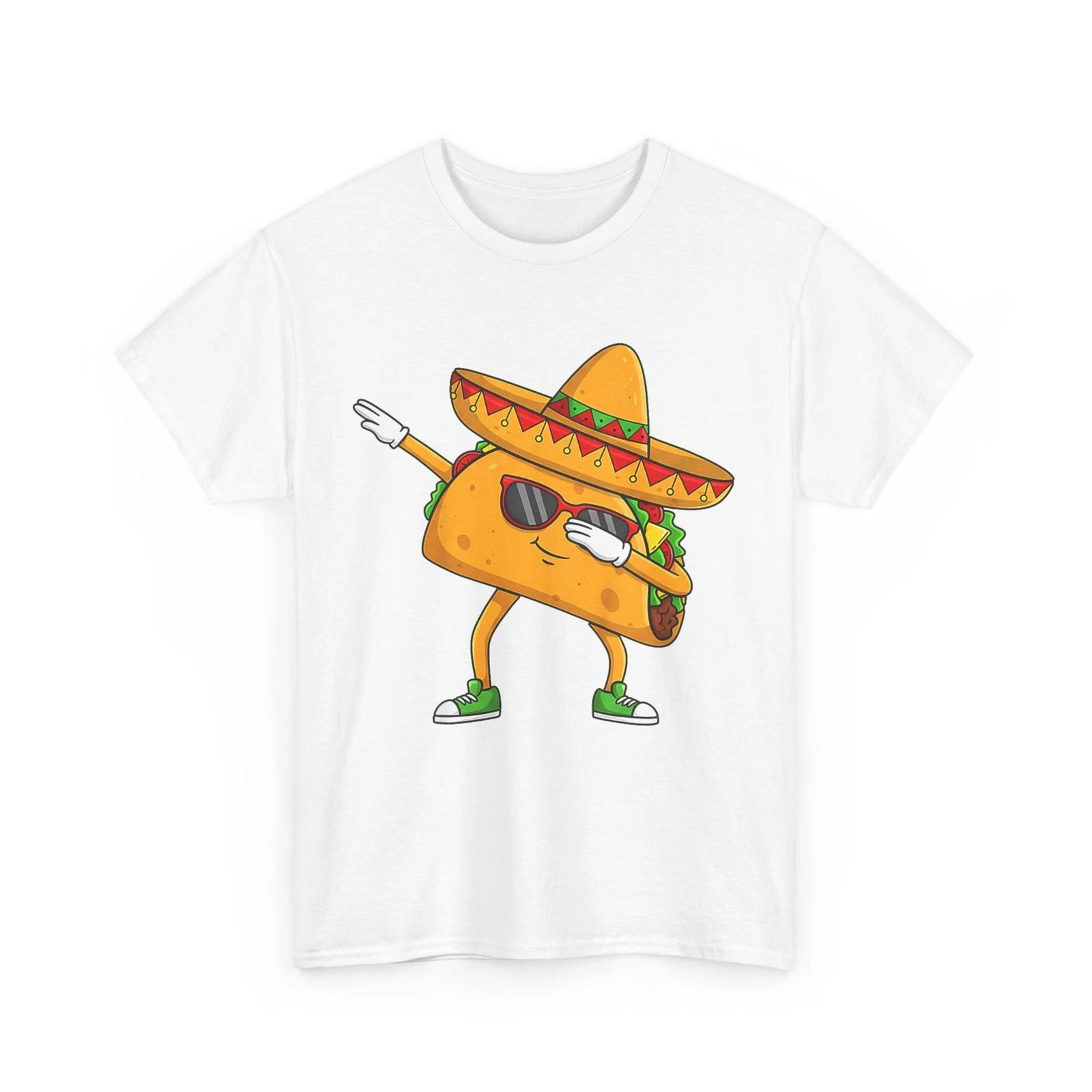 Cinco de Mayo Shirt, Dabbing Taco Mexican Food Lovers Women Men Funny Shirt 2XL