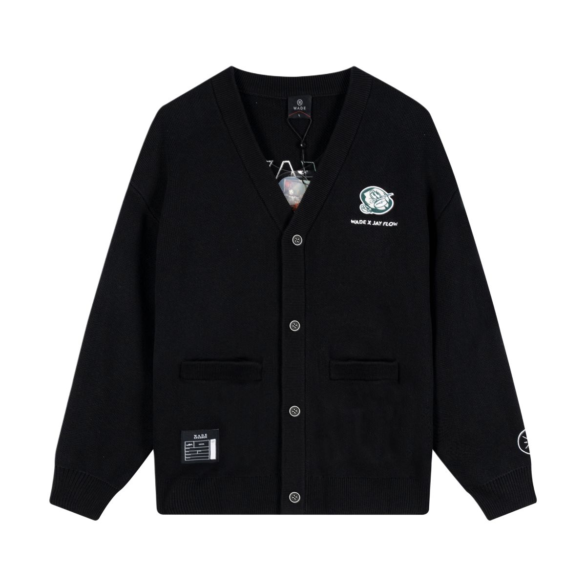 

Сотрудничество Li Ning X Jay Flow Серия Спортивный стиль жизни Серия Wade Мягкий Дышащий Универсальный Свитер с длинным рукавом Мужской свитер AFDVH05-1 M