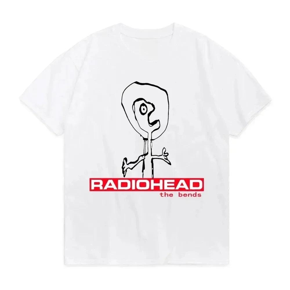 Hop Short Sleeve T Shirt Clothes T-shirts Gift Fashion Summer Radiohead The Bends Tshirt Women Hip Tops Tees Aesthetic Clothes