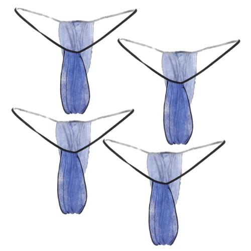 

MOBUTOFU 20-Pack Women s Disposable Underwear, Nonwoven Fabric with Breathable Elastic Band for Spa, Massage, Sauna, Sunbathing, and Travel