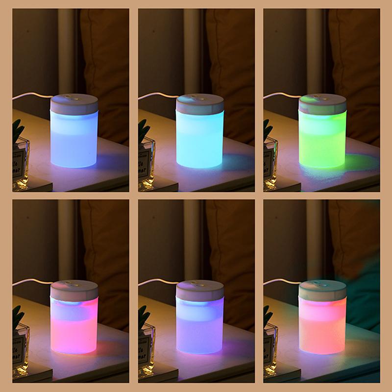 200Ml Ultrasonic Humidifier Air Purifier Usb Mini Portable Led Light Office Home