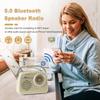 Portable AM FM Radio, Retro Radios Battery Powered & Plug-in Wall, Vintage Radio with Bluetooth, Easy To Use Large Dial for Home/Outdoor/Kitchen