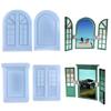 2Pcs Photo Frame Silicone Mold Window Picture Frame Mold for DIY Crafts Making