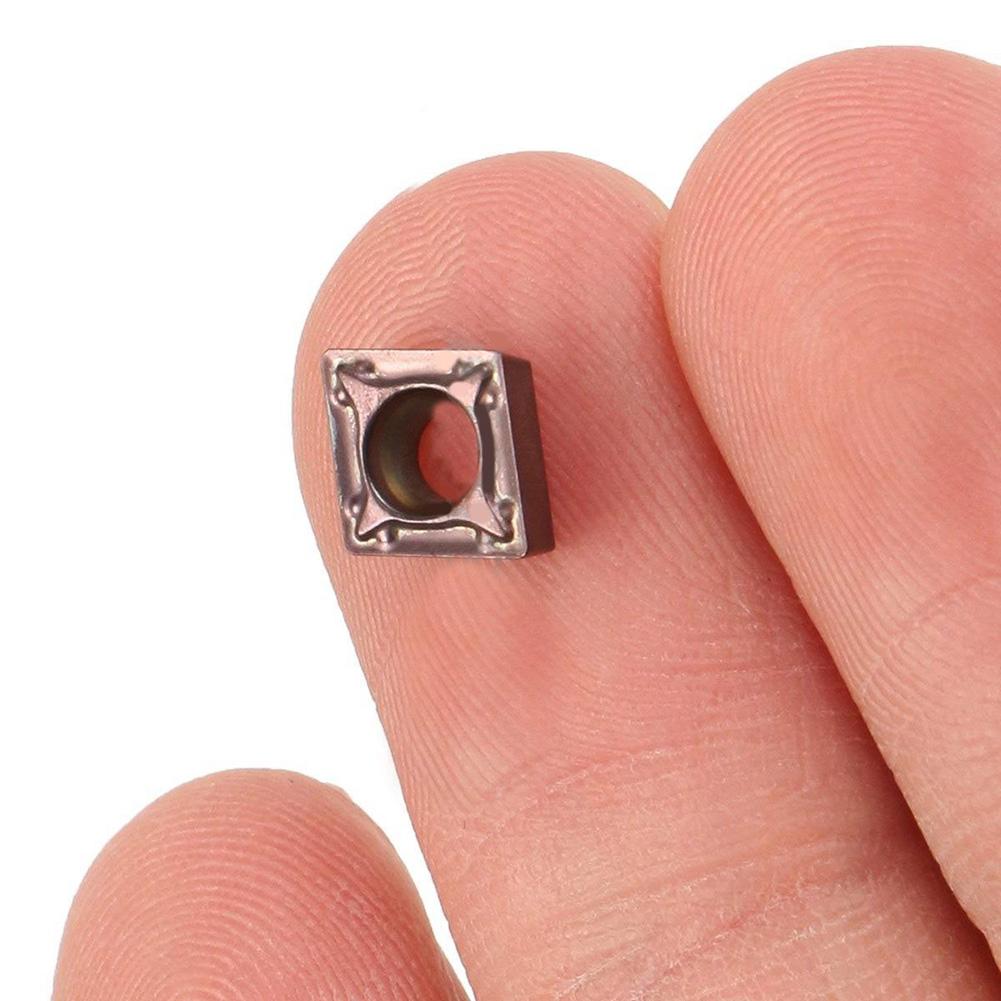 10pcs CCMT060204 Carbide Inserts plus SCMCN1010H06 Lathe Tool Holder 10mm Shank with Easy Blade Replacement Wrench