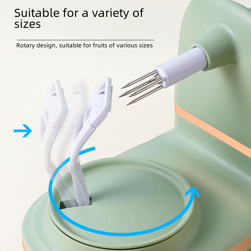Multi-function Hand-cranked Apple and Pear Peeler for Easy Fruit Peeling.