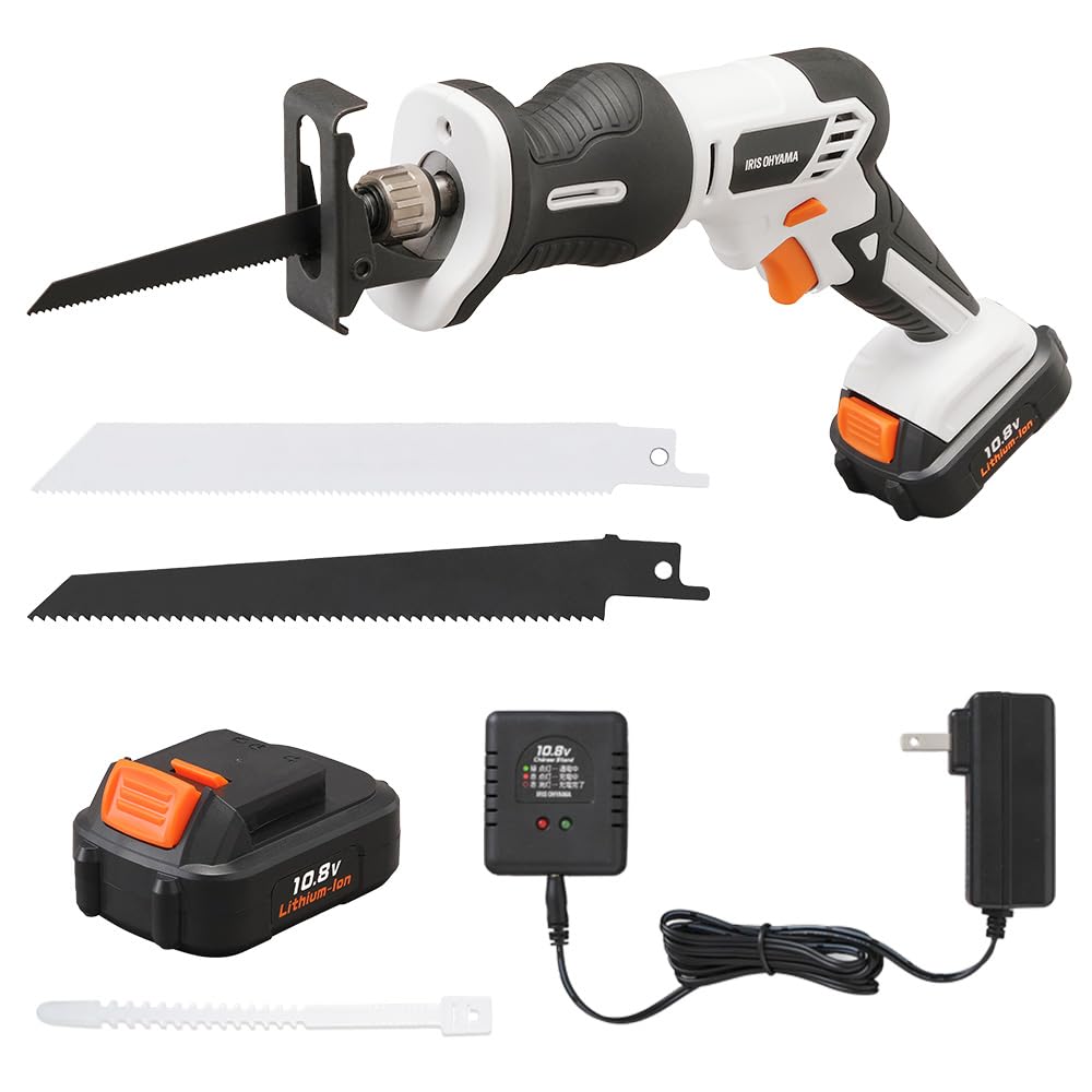 

Iris Ohyama Rechargeable Reciprocating Cord Band Set Saw, 10.8V &