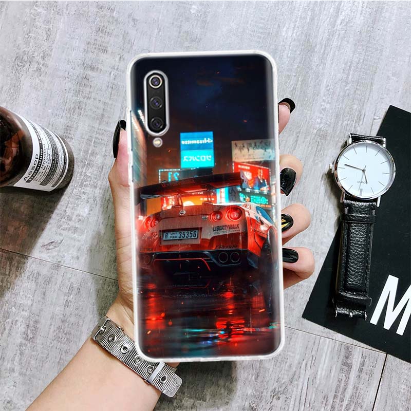 GTR Sport Auto JDM Telefon Fall Für Xiaomi Redmi Hinweis 10 9 8 11 Pro 11T 11S 10S 9S 9A 9C 9T 8T 8A 7 7A 5 Kunst Muster Abdeckung Coque