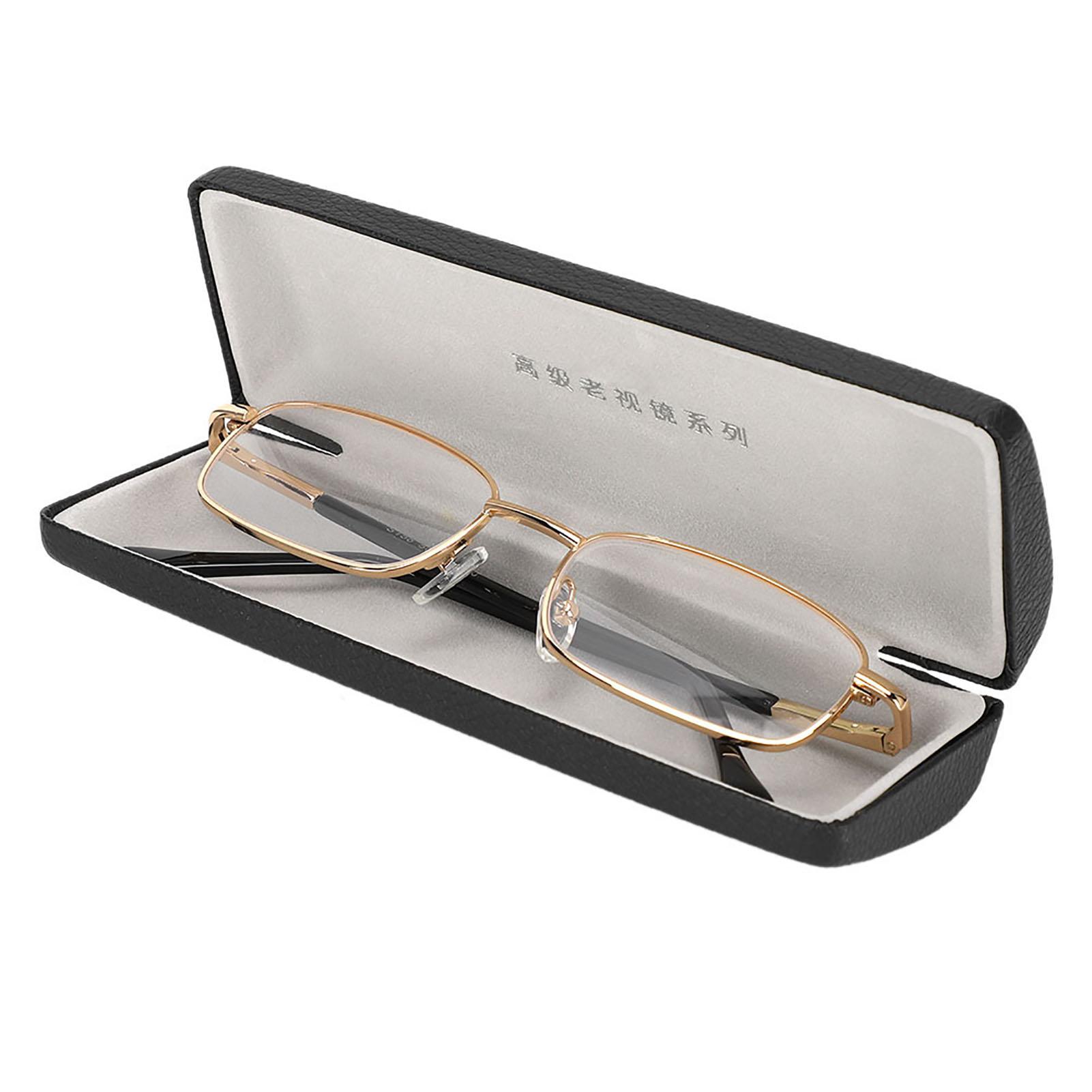 Crystal Reading Glasses Visual Fatigue Relief High Definition Presbyopic Glasses with Case(+150 )