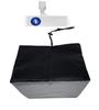 Housse anti-poussière pour projecteur en tissu Oxford résistant aux UV Noir 45 x 45 x 30 cm