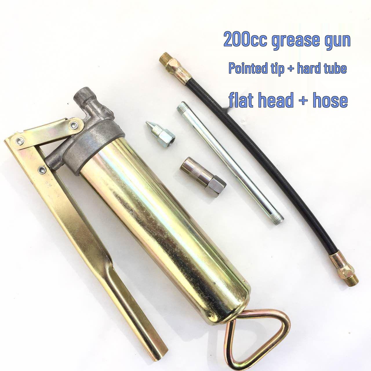 

Компактний ручний мастильний пістолет високого тиску - 100 г/200 см³ для побутового змащування