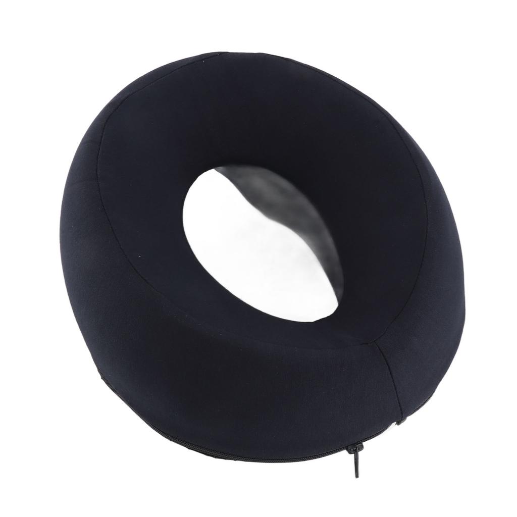 Salon Massage Face Pillow Breathable Ergonomic Zoning Comfortable Face Down Cushion for Beauty Bed Navy blue