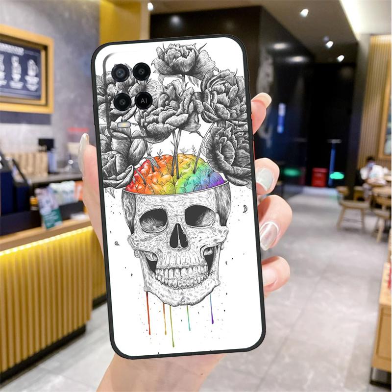 Medical Human Organs Brain Case For Oppo A80 A40 A60 A18 A38 A58 A78 A98 A96 A76 A16 A94 A74 A54 A15 A17 A57 A77 A5 Pro