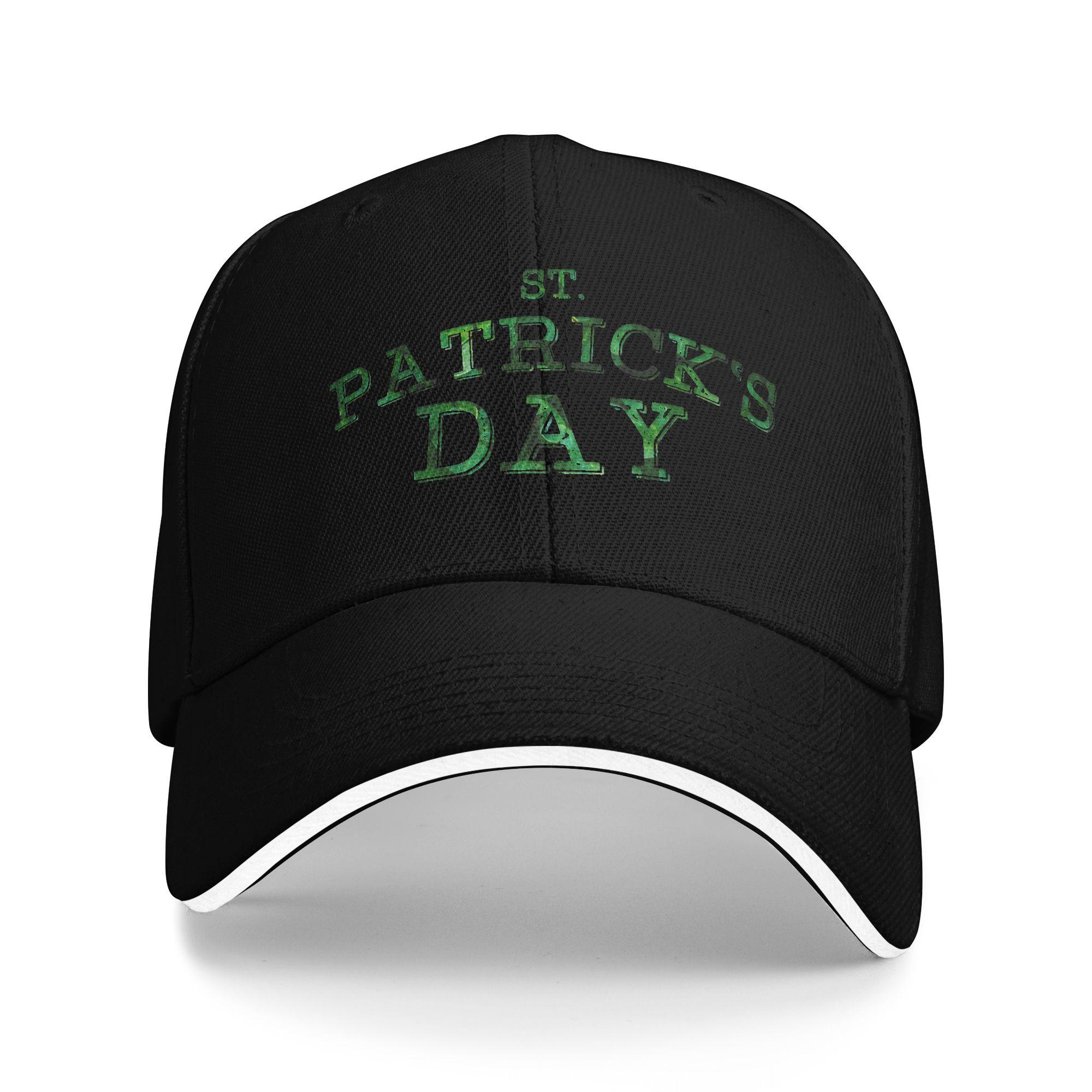 

New Arrival Baseball Caps Celebrate St Patricks Day Wear For Men Women Trucker Hats Retro Headwear Gift One Size