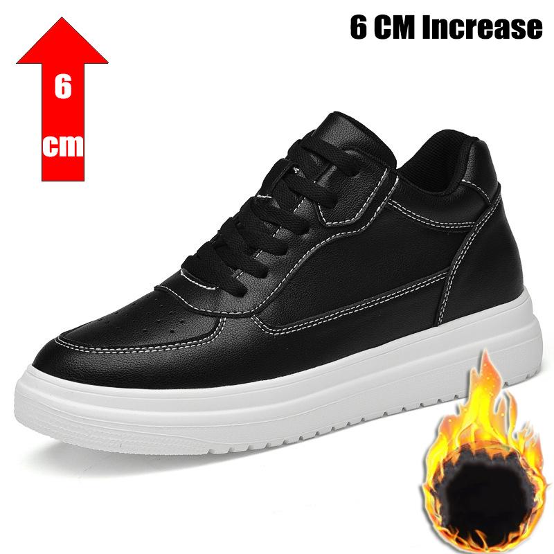 2024 Men Elevator Shoes Heightening Shoes Height Increase Shoes Insoles 6-8CM Man Sneakers Height Increasing Shoes Height Shoes