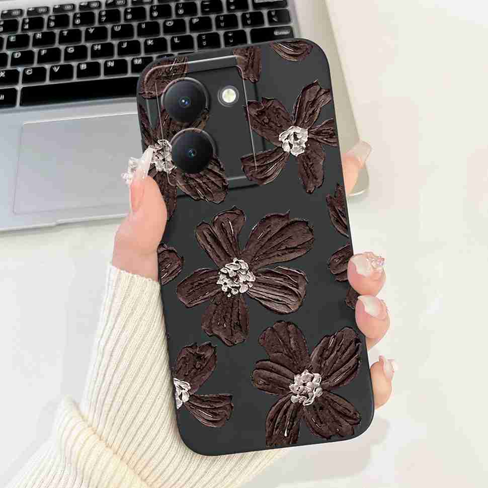 For Vivo Y36 4G Case V2247 Fashion Painted Cover Silicone Casing For Vivo Y 36 Y36 vivoY36 Soft ShockProof Fundas Coque