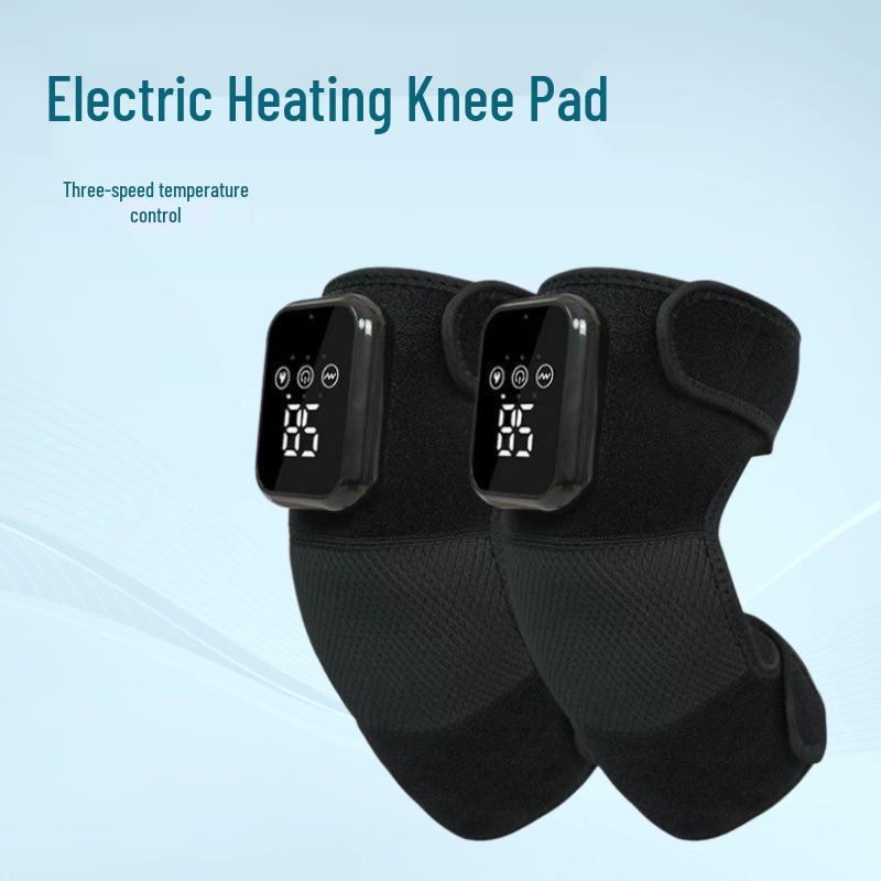 Smart Electric Heating Pads for Knee, Shoulder & Elbow - 3-Speed Temperature Control, Vibration Massage, All-Season Use