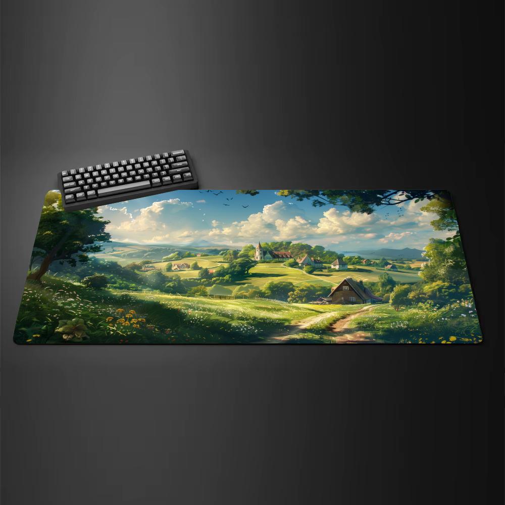 Lawn Scenery Mouse Pad Computer New Mousepads Keyboard Mat Gamer Soft Office Carpet Table Mats Desktop Long Mouse Pad Playmat