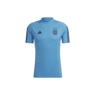 adidas Fußballtrikots Herren Blau Moderat Gerader Schnitt HF3927