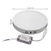 Ceiling Light 8.3 Inch 6500K Round Flat Panel Slim Energy Efficient Ceiling Light Fixture for Bedroom Kitchen Hallway
