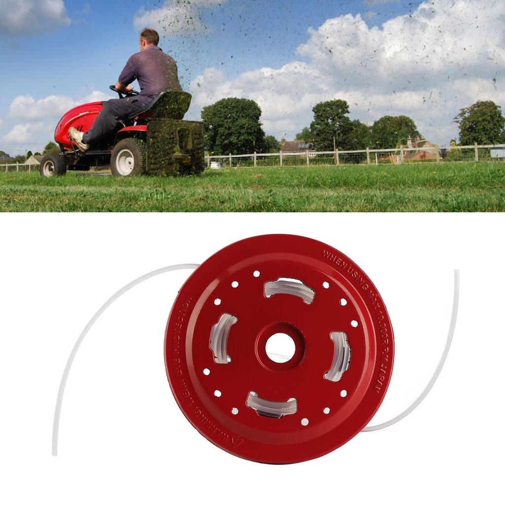 String Trimmer Head   Red Iron Lawn Mower Weeder Trimmer Head Replacement for Agriculture