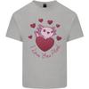 I Love You Allot Valentines Day Axolotl Unisexs Light Cotton TShirt