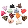 Retro Style PU Leather Necklace Coin Purse - 16 Color Choices, Trendy Accessory