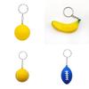 Pu Foam Basketball Keychain Toy For Children Kids Stress Relief Bag Accessory
