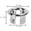 10Pcs Sink Overflow Cap Overflow Cover Vanity Sink Overflow Cap for Kitchen 