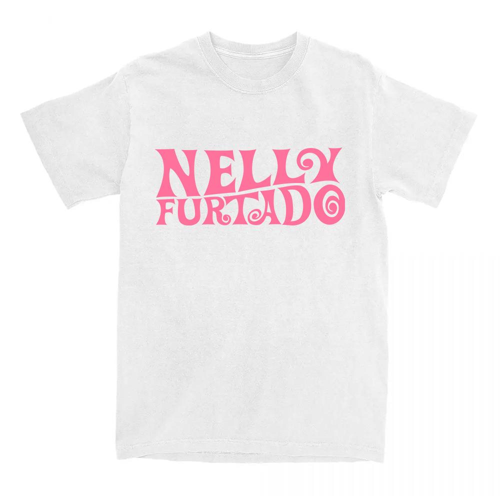 Nelly Furtado T-shirt Graphic Printing Short Sleeve Women Tee-shirt Fashion Ropa De Mujer Summer Clothes Cotton Soft O-neck Tops