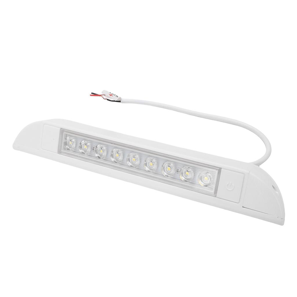 10 Inch RV LED Awning Porch Light 6000K Cool 12V 24V Down Angle Beam Utility Light Fixture for Truck Trailer Camping Car