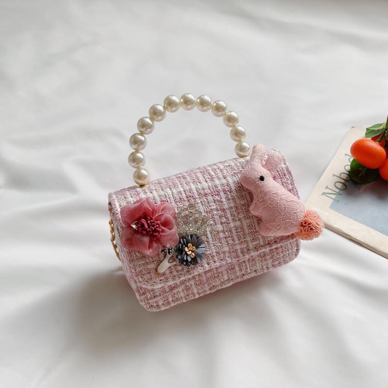 Adorable Korean Style Mini Pearl Children's Purse With Waterproof Features