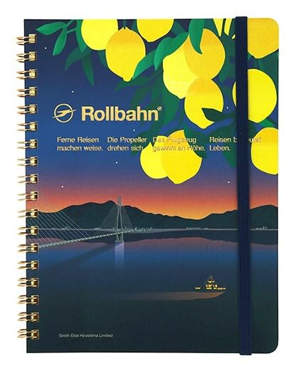 Delfonics Rollbahn Pocket Memo L Hiroshima Limited Edition (Setouchi Shimanami Kaido Night)